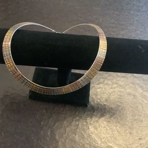18 inch Cleopatra Italian Silver Necklace